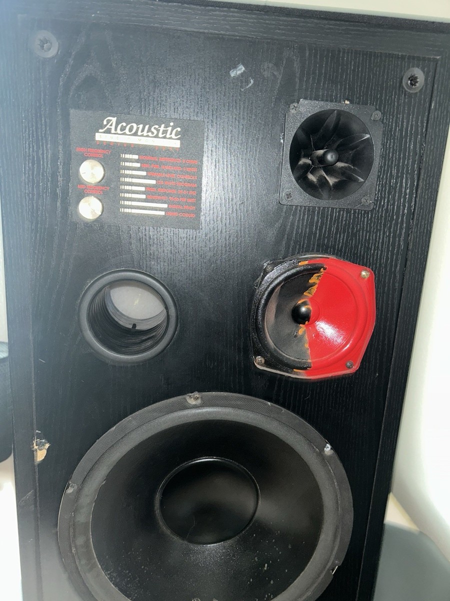 USA製　ACOUSTIC AUDIO STUDIO MONITOR Acoustic Studio Monitor Series 3311 Floor Standing Stereo Speakers