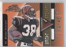 2000 Playoff Absolute Leather & Ball and Laces 7/10 Michael Bankston #MB35 0q3