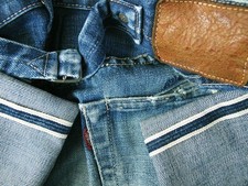 HOT VTG LVC 1937 Men's LEVI'S 501 BIG E SELVEDGE JP Jeans 35 x29 Fit 31x29
