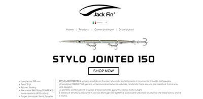 Stylo Jointed 150 Jack Fin by Marlin Blue di Montanari Marco a Porto