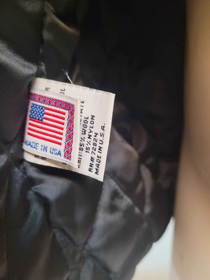 Golden Bear Men's Varsity Jacket Dark Green Wool Leather Sleeves Size XXXL - Image 4 of 4