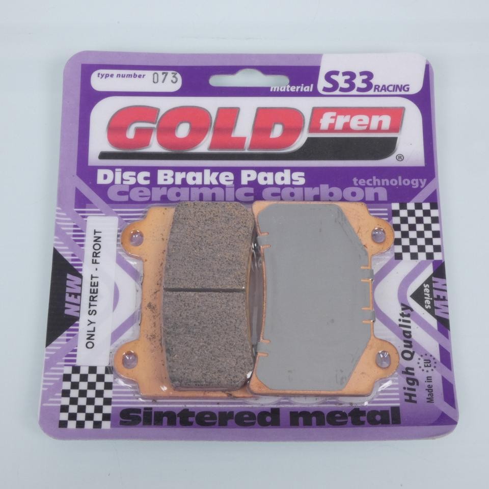 Plaquette de frein Gold Fren pour Yamaha FZR 400 1988-1989 train avant