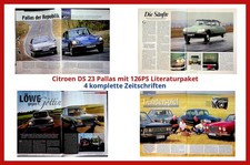 Citroen DS 23 Pallas mit 126PS Literaturpaket - 4 komplette Zeitschriften
