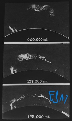 ASTRONOMIE FOTO SOLAR PROMINENZ 28. MAI 1919 YERKES Magisches Laternendia um 1926