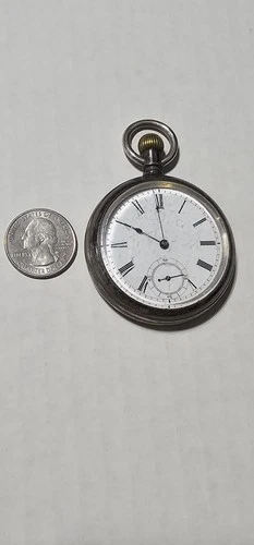 Antique Pocket Watch A.W.Co Waltham Bond St.