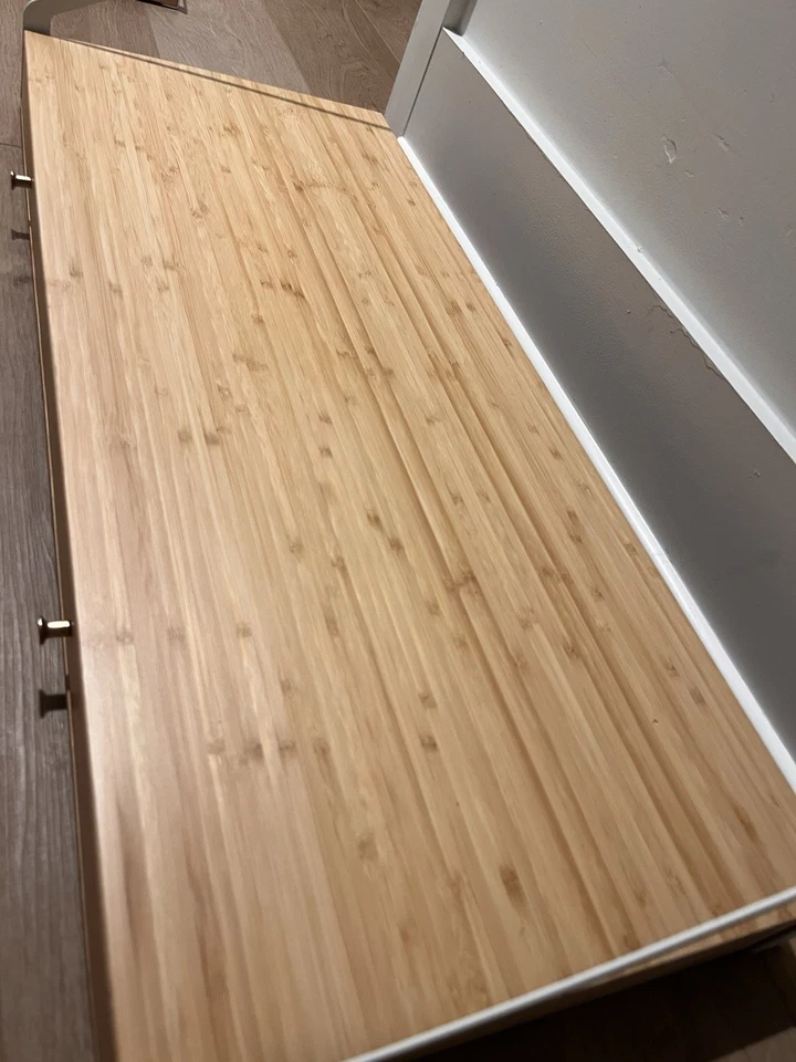 Rare! IKEA SVALNAS Wall-Mounted Desk with 2 Drawers and Brackets - Image 3 of 4