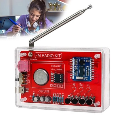 DIY FM Radio Bausatz RDA5807 Modul 87-108MHz Digital Lötprojekt Elektronik
