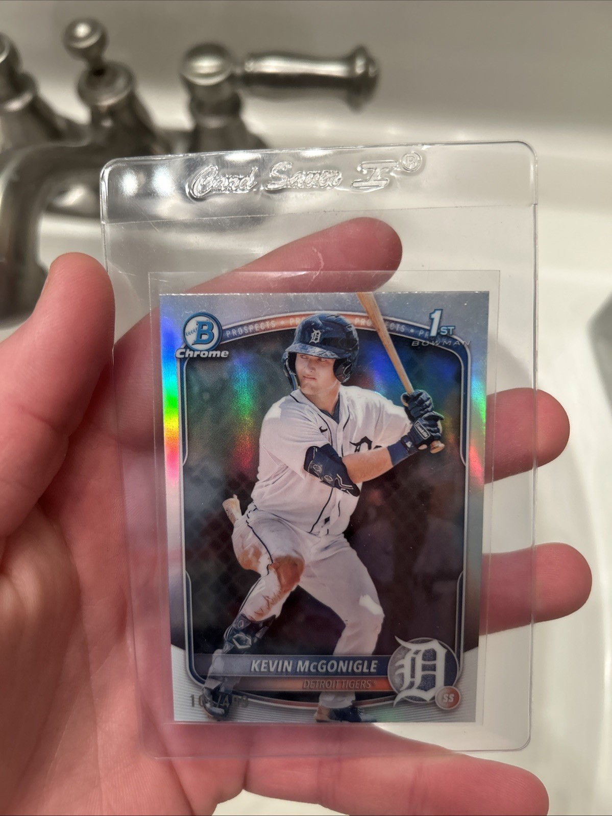 2025 Bowman - Chrome Prospects Kevin McGonigle #BCP-79 Refractor /499 (RC)