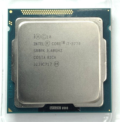 Intel Core i7-3770 SR0PK | 3.40GHz 4-Core 8-Thread LGA1155 CPU