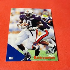 Tony Richardson .. ROOKIE .. Auburn Tigers / Cowboys .. 1994 Classic Card 70. rookie card picture