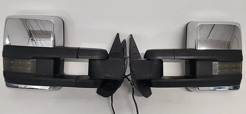 For 2007-2013 Chevrolet Silverado GMC Sierra LH RH Towing Signal Mirror Set 9111