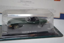 DELPRADO - JAGUAR E TYPE  - GREEN - 1/43 scale model car ULTIMATE CAR COLLECTION