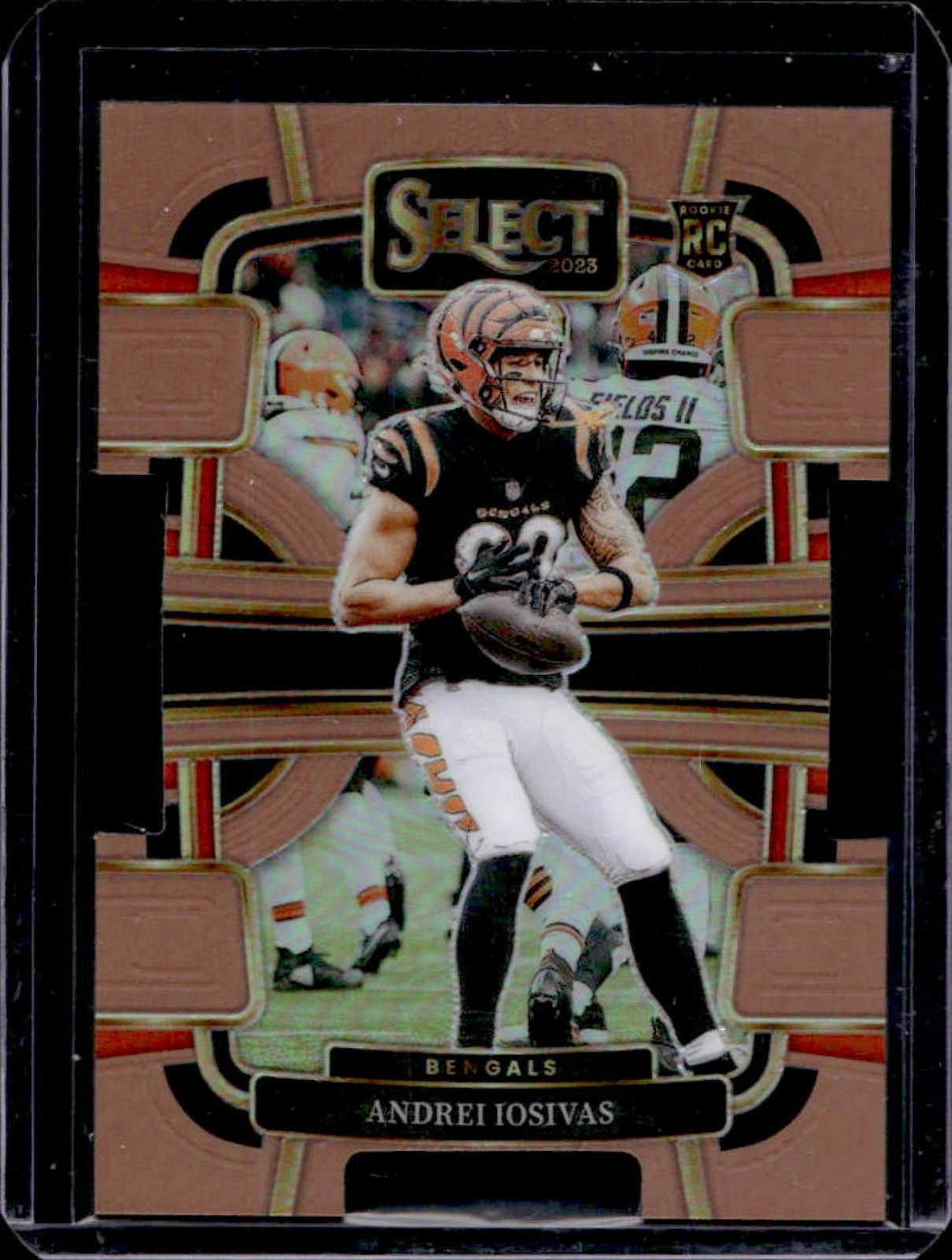 Andrei Iosivas Panini Select #21 Die-Cut Copper