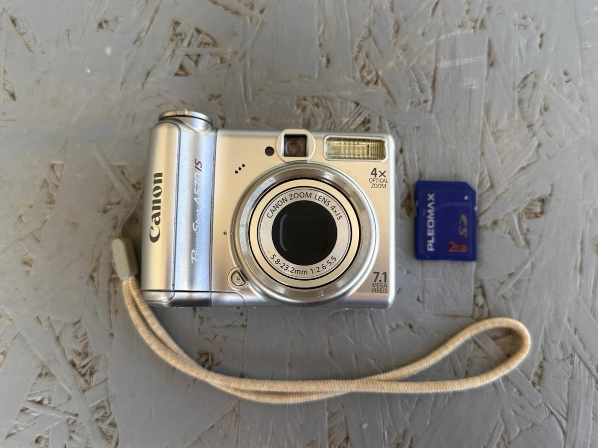 3-9.9x Canon PowerShot A570 IS Digital Cameras for sale | eBay