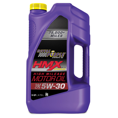 Royal Purple HMX 5W-30 High Mileage Motor Oil, Universal, 5 Quarts