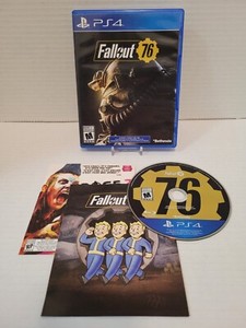 Fallout 76 Sony Playstation 4 PS4 - 2018 - CIB w/Manual & Insert