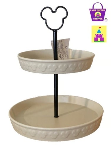 Disney Hidden Mickey Ceramic 2 Tier Tray - 第 1/1 張圖片