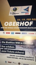 2023 Mistrzostwa świata w biathlonie Oberhof ulotka