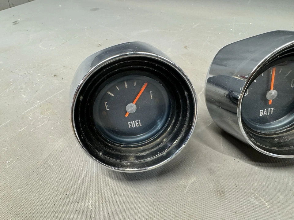 Pontiac Grand Prix Bonneville 1965 1966 tablero combustible gas amplificador calibre reloj Catalina Foto 4 de 4