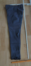 Reithose Vollbesatz Damen Gr. 42 lang Gr. 84 grau Baumwolle +Elasthan Stretch ne