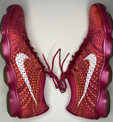 Nike Flyknit Zoom Agility Pink Training Running Women s 8.5 698616-600 NWOB RARE