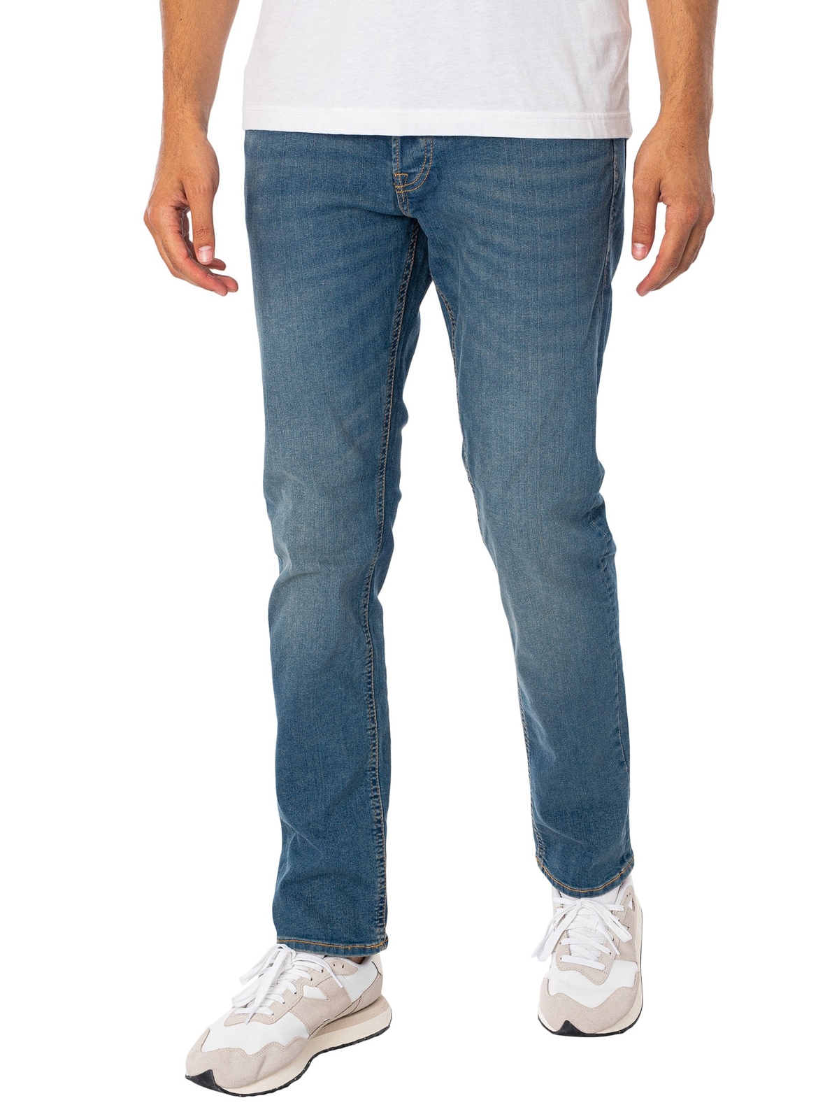 Мужские джинсы зауженного кроя Jack - Jones Glenn Original 914 синие 4290₽