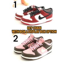 SB Dunk Low Mini Shoe Sneaker Key Chain, Bag Charm Collectible With Display Box