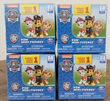 Paw Patrol Mini Figures LOT of 4 - NEW SEALED - Series 1