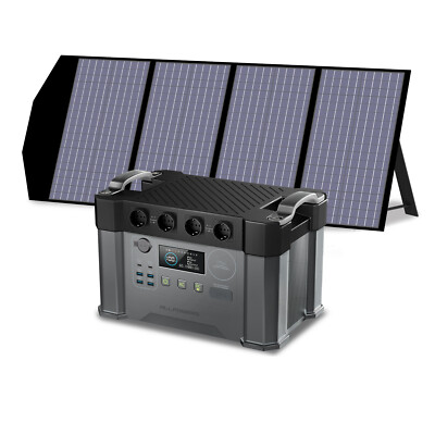 ALLPOWERS 2400W Powerstation mit Solarpanel 140W Camping Outdoor Wohnmobil Party