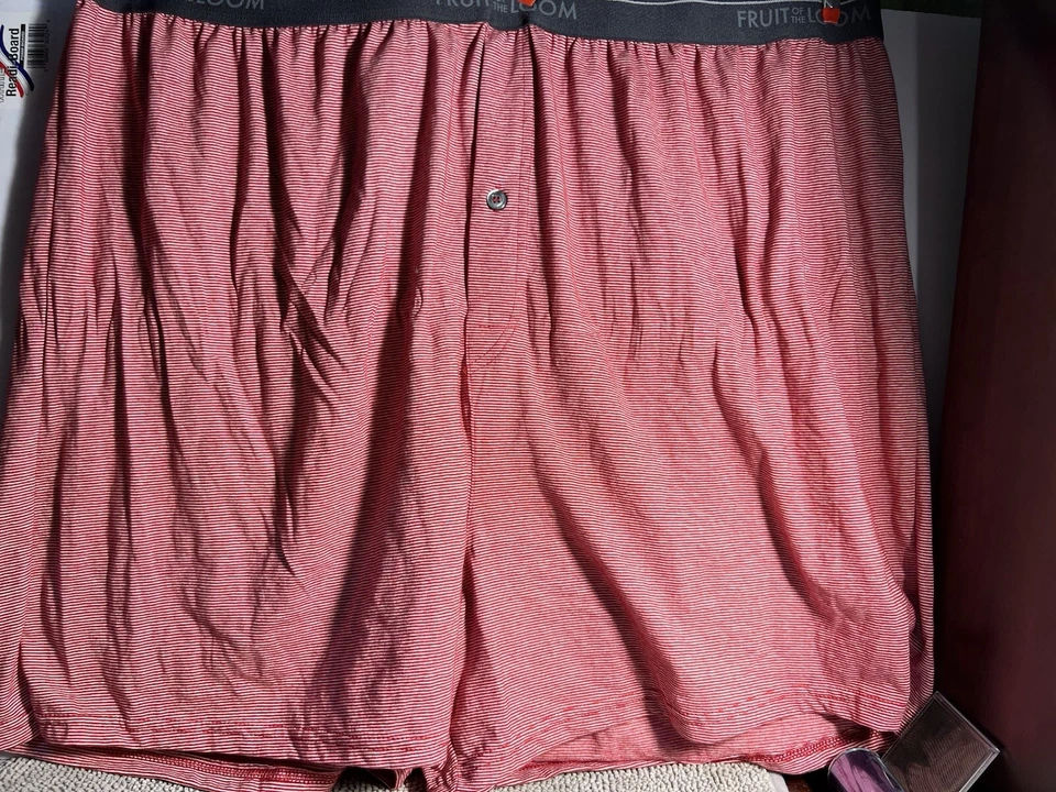 Fruit Of The Loom мужские трусы лот из 2 новый размер 3XB красный серый - Изображение 2 из 4