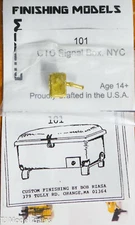 Custom Finishing Models HO #101 CTC Signal Box, NYC (Brass Casting)