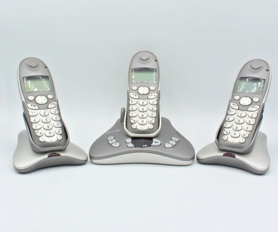 Swissvoice Eurit 557 Triple ISDN Telefon mit Anrufbeantworter Basisstation Akku - Bild 2 von 4