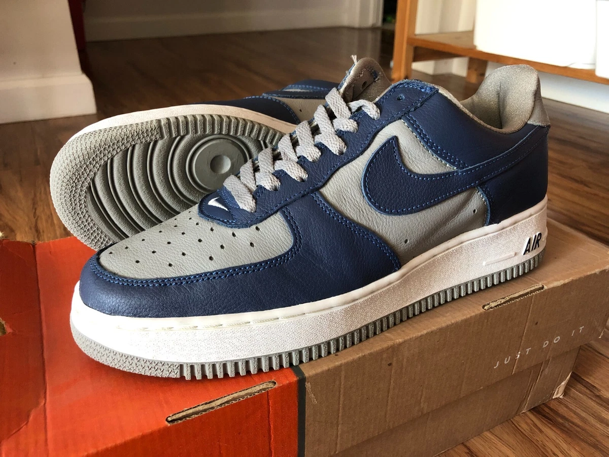 DS 2001 Nike Air Force 1 Low Atmos Grey Twilight Blue 630033-044 sz 10 cojp rare