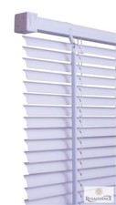 Easy Fit PVC Venetian Blind Window Blind All Sizes Drop 150cm - Black / White