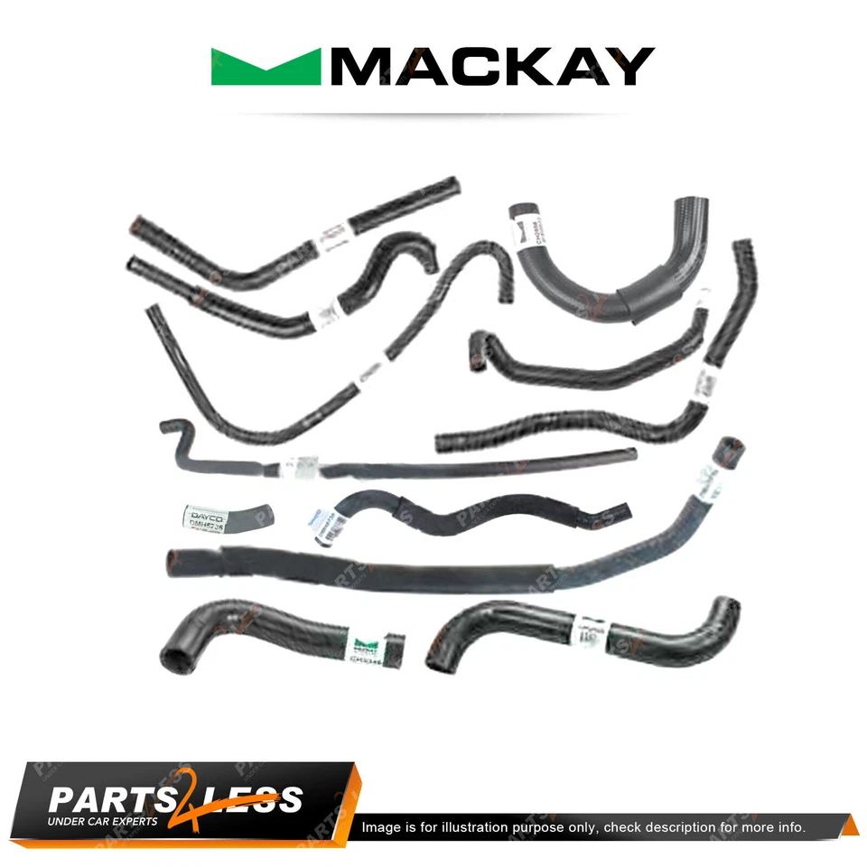 Mackay Hose Set fits HSV GTS VY 5.7L V8 16V OHV MPFI LS1 GEN III 2003-2004