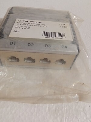 TELESAFE CAT.6A MINIPATCH 4P STP C6A PCB MINIPATCH BOX 4-PORT C6A STP NO.6970462