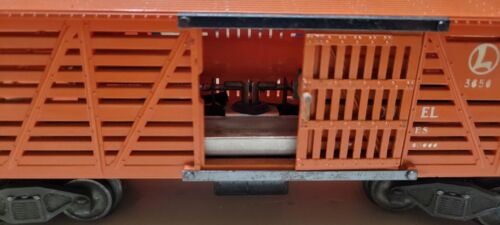 Lionel Train 3656 funktionierende Viehwagen orange Druckgusslinie OVP Vintage - Bild 4 von 12