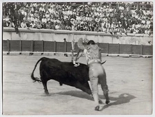 George Arles Photo - Corrida - Vintage Silver Print - '