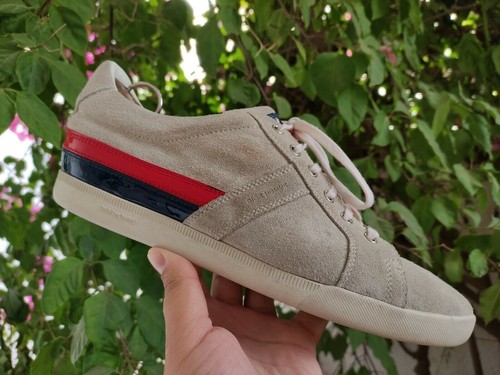 Dior Homme grau Wildleder Leder Turnschuhe Größe EU 43 | | US 10 - Bild 6 von 12
