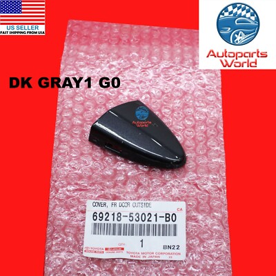 GENUINE LEXUS IS250 IS350 GRAY DRIVER EXTERIOR DOOR HANDLE COVER 69218-53021-B0