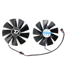 Cooling Fan Replacement Fan Part for POWERCOLOR/DATALAND RX6600XT 8GB Red Devil