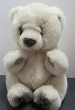Russ Berrie Yomiko Collection Bear 12" Plush Stuffed Leather Paws Vintage