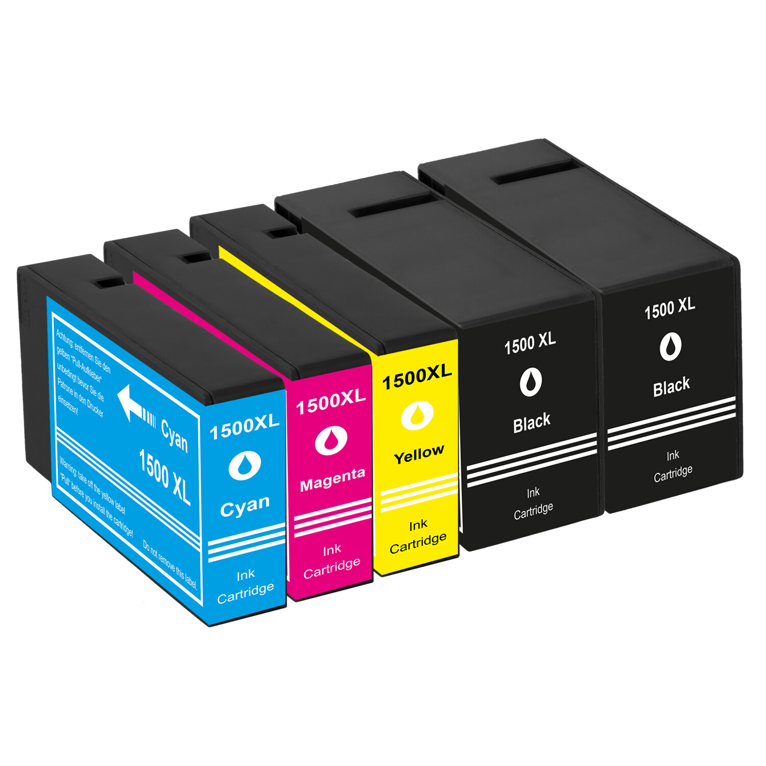5 cartucce XXL per Canon Maxify MB 2000 Series MB 2750 MB 2755 PGI-1500 XL foto 2