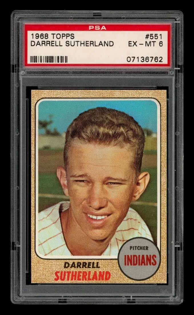 Darrell Sutherland trading card