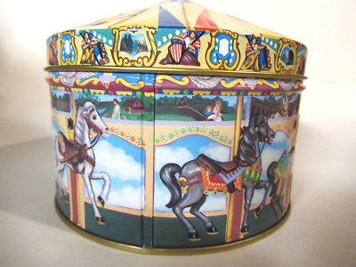 Vintage 1996 Hershey Park 1919 Carrousel Hometown Series Canister