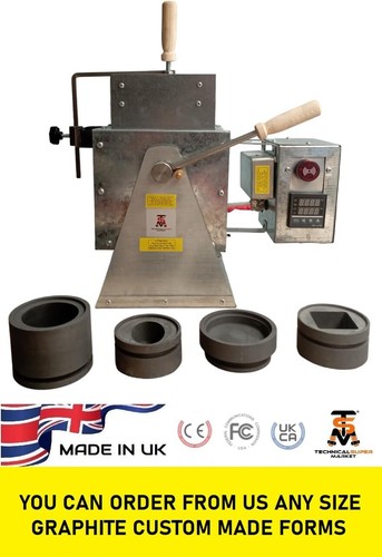 SAFE CAST, WORKING 24/7, UPSIDE-DOWN, METAL MELTING KILN: 3 KG CRUCIBLE - Picture 3 of 10