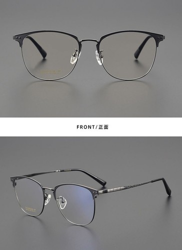 2025 NEU Herren Brille Brillengestell Reintitan Brille Klassische Brille Gold eyeglasses - Bild 14 von 21