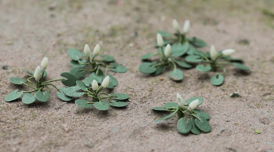 MP SCENERY 10 Water Lilies N Gauge Farm Flowering Plants Railroad Layout N Scale - Image 2 of 4