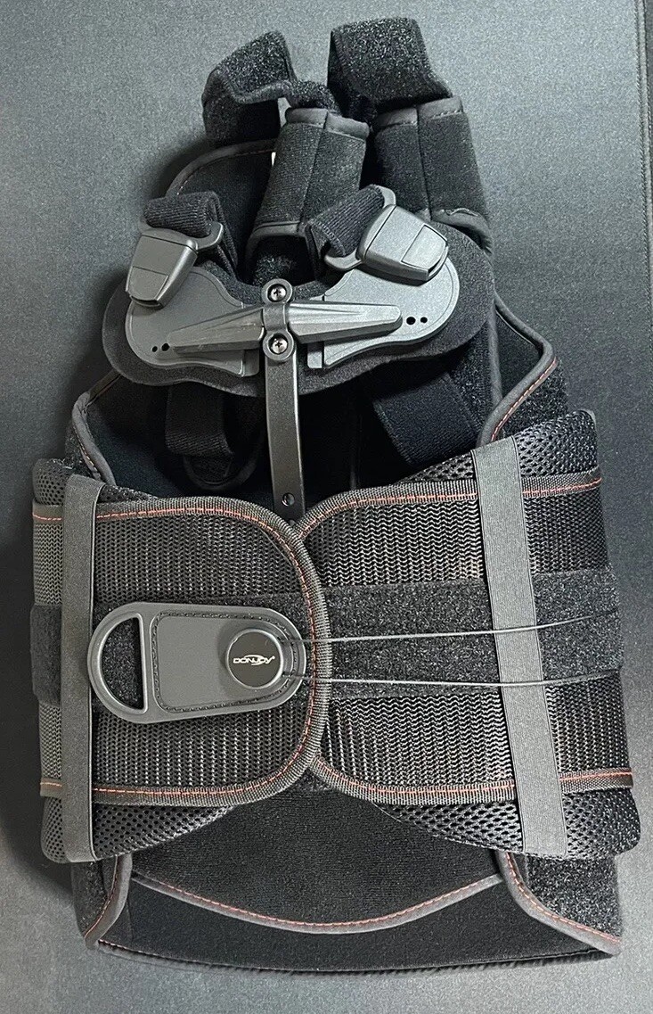 DONJOY Back Brace II TLSO Rehab Lumbar Spine Support Black sz Small 30