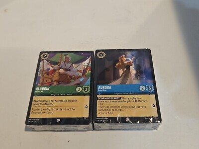 Set of 2 Starter Deck The First Chapter Disney Lorcana TCG | eBay
